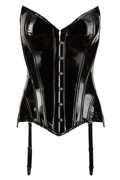 Corset en vinyle - Black Level