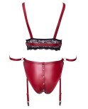 Lingerie rouge avec attaches - Cottelli Bondage