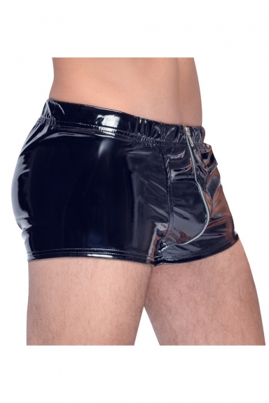 Boxer homme vinyle avec zip - Black Level