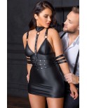 Robe moulante avec attaches - Cottelli Bondage Robe moulante avec attaches - Cottelli Bondage