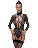 Body dentelle avec harnais - Cottelli