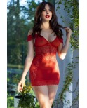 Babydoll sensuelle rouge - Chilirose Babydoll sensuelle rouge - Chilirose