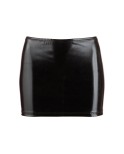 Mini-jupe wetlook à fronces - Cottelli Party Mini-jupe wetlook à fronces - Cottelli Party