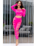 Ensemble leggings rose fluo - Chilirose