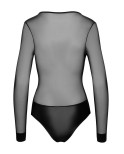 Body transparent à manches - Cottelli Party Body transparent à manches - Cottelli Party