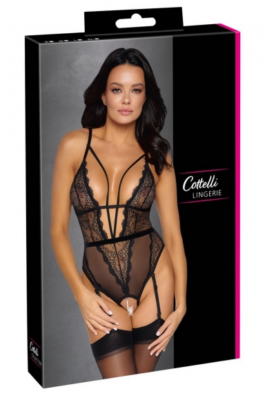 Body ouvert à perles - Cottelli Lingerie