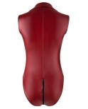 Body rouge avec zip - Cottelli Party Body rouge avec zip - Cottelli Party