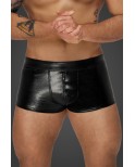 Boxer wetlook avec zip - Noir Handmade