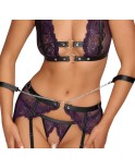 Lingerie en dentelle avec attaches - Cottelli Bondage Lingerie en dentelle avec attaches - Cottelli Bondage