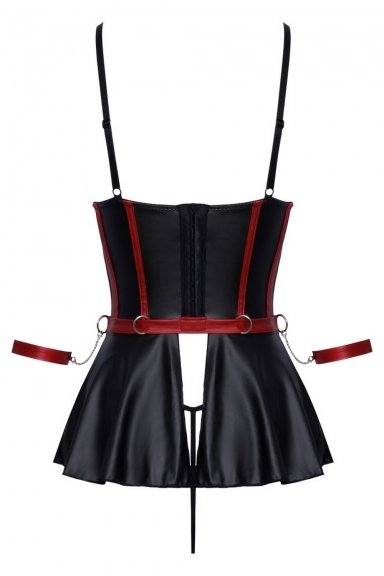 Body peplum ouvert - Cottelli Bondage