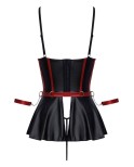 Ensemble top peplum ouvert - Cottelli Bondage Ensemble top peplum ouvert - Cottelli Bondage