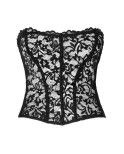 Corset en dentelle - Noir Handmade