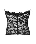 Corset en dentelle - Noir Handmade