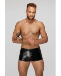 Boxer wetlook avec zip - Noir Handmade