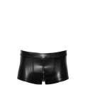 Boxer wetlook avec zip - Noir Handmade