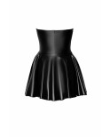 Mini robe bustier wetlook - Noir Handmade