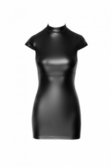 Mini-robe dos-nu à laçage - Noir Handmade