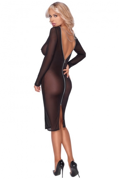 Robe transparente avec zip - Cottelli Party