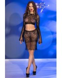 Ensemble top et jupe en dentelle - Chilirose