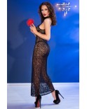 Robe longue dentelle dos-nu - Chilirose