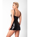 Mini robe wetlook Collection ProjectFetish - Noir handmade