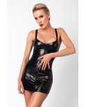 Mini robe wetlook Collection ProjectFetish - Noir handmade
