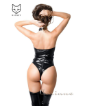 Body sexy en wetlook transparent et ouvert - Glossy Fetish Lingerie