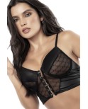 Bustier wetlook resille - Mapalé
