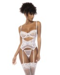 Ensemble 2 pièces bustier blanc - Mapalé