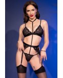 Ensemble porte jarretelles et dentelle - Chilirose Ensemble porte jarretelles et dentelle - Chilirose
