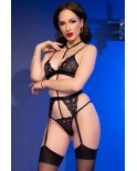 Ensemble porte jarretelles et dentelle - Chilirose Ensemble porte jarretelles et dentelle - Chilirose