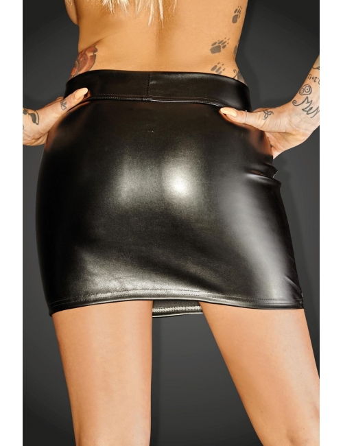 copy of Mini jupe à zip - Noir Handmade