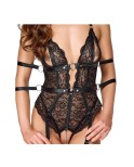 Body ouvert en dentelle avec attaches - cottelli