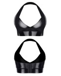 Top sexy vinyle noir - Demoniq