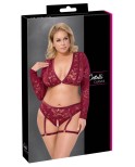 Ensemble dentelle rouge foncé - Cottelli Ensemble dentelle rouge foncé - Cottelli