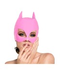 Masque de Catwoman en vinyle rose - Black Level