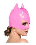 Masque de Catwoman en vinyle rose - Black Level