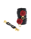 Menottes de poignets Roses sauvages Cuir - Taboom Menottes de poignets Roses sauvages Cuir - Taboom