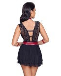Robe babydoll avec attaches - Cottelli Bondage Robe babydoll avec attaches - Cottelli Bondage