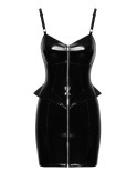 Mini robe en vinyle - Black Level Mini robe en vinyle - Black Level