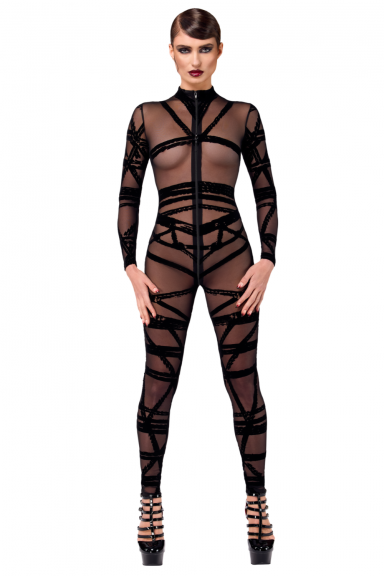 Combinaison Bondesque - Noir Handmade