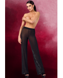 Pantalon Fluide Transparent Onyx - Noir Handmade Pantalon Fluide Transparent Onyx - Noir Handmade