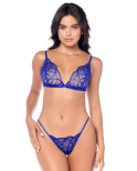 Ensemble lingerie 3 pièces brodé Mapalé - Glamour intemporel & élégance sensuelle Ensemble lingerie 3 pièces brodé Mapalé - Glamour intemporel & élégance sensuelle