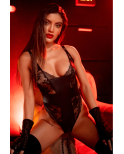 Body audacieux dentelle & similicuir - sensuel & affirmée Body audacieux dentelle & similicuir - sensuel & affirmée